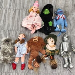 8 Wizard of Oz plush Warner brother collection